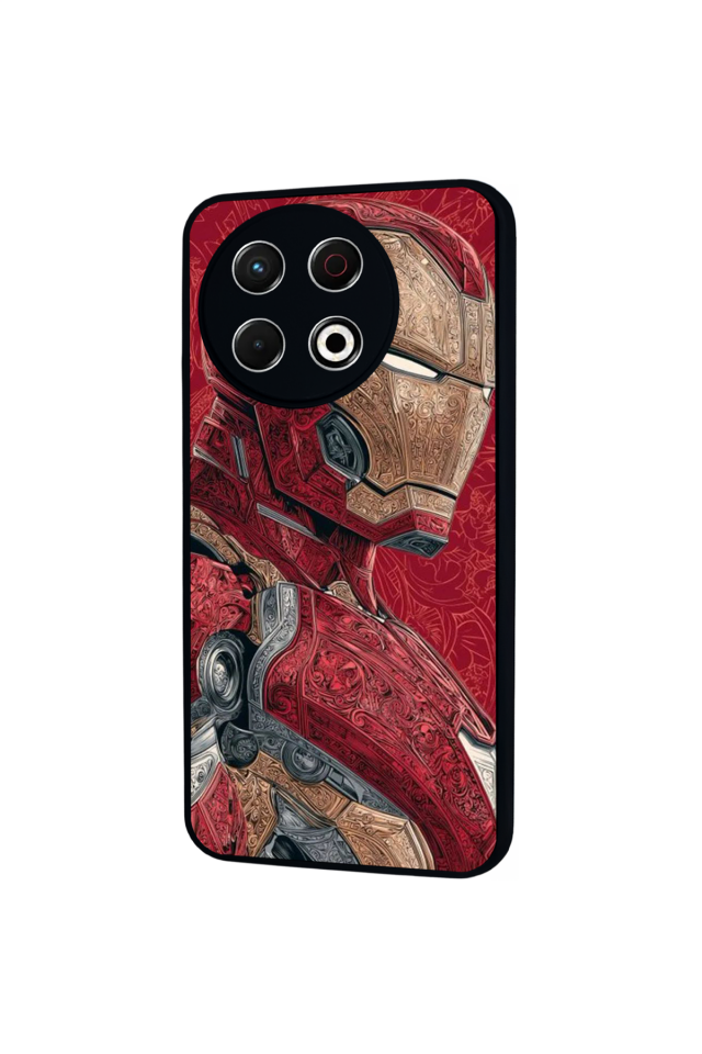 Tecno Spark 30 Pro Uyumlu  Iron Man ( Demir Adam ) Tasarımlı Glossy Premium Kılıf
