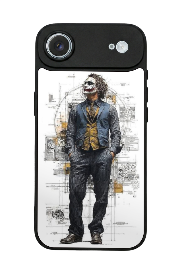 iPhone 17 Air Uyumlu Joker Tasarımlı Glossy Premium Kılıf