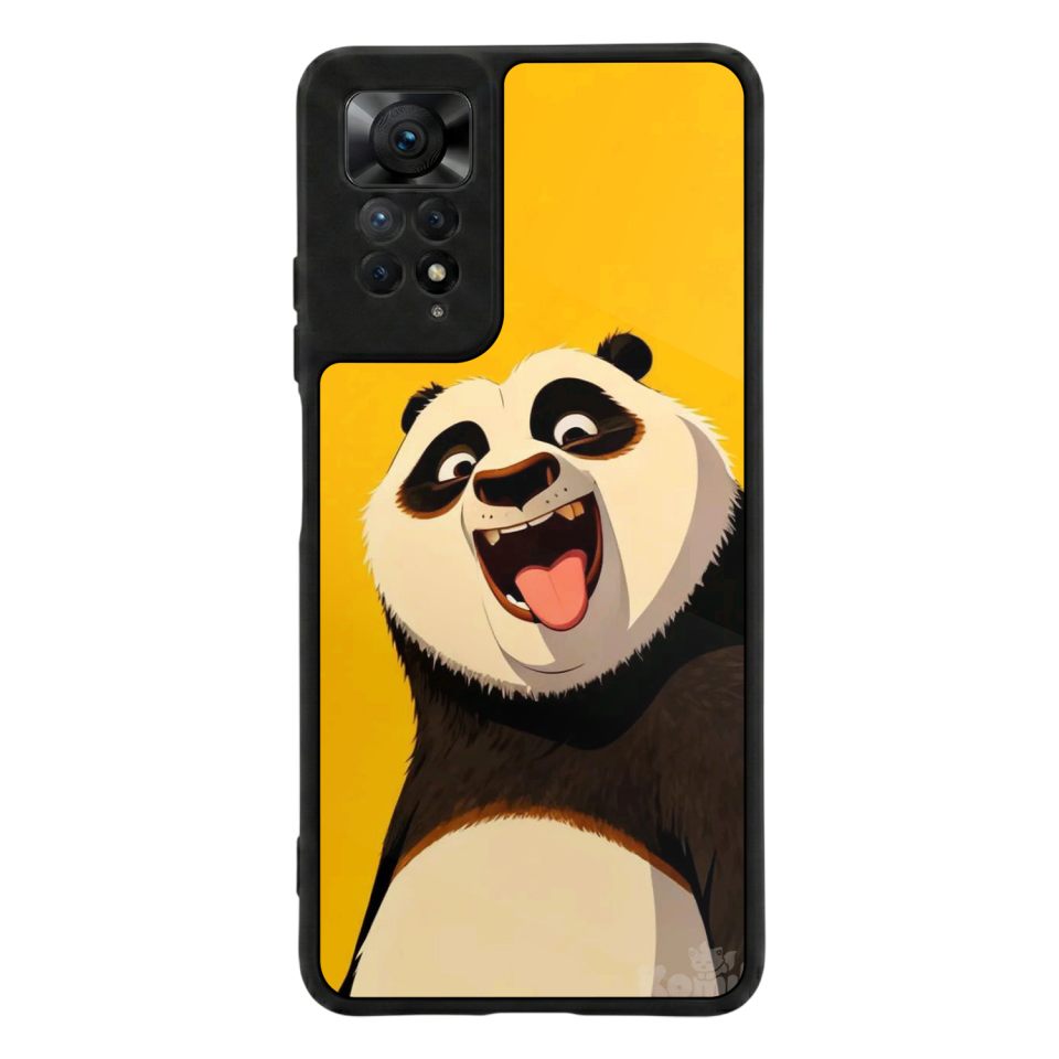 Xiaomi Redmi Note 12 Pro Uyumlu Kung Fu Panda Tasarımlı Glossy Premium Kılıf