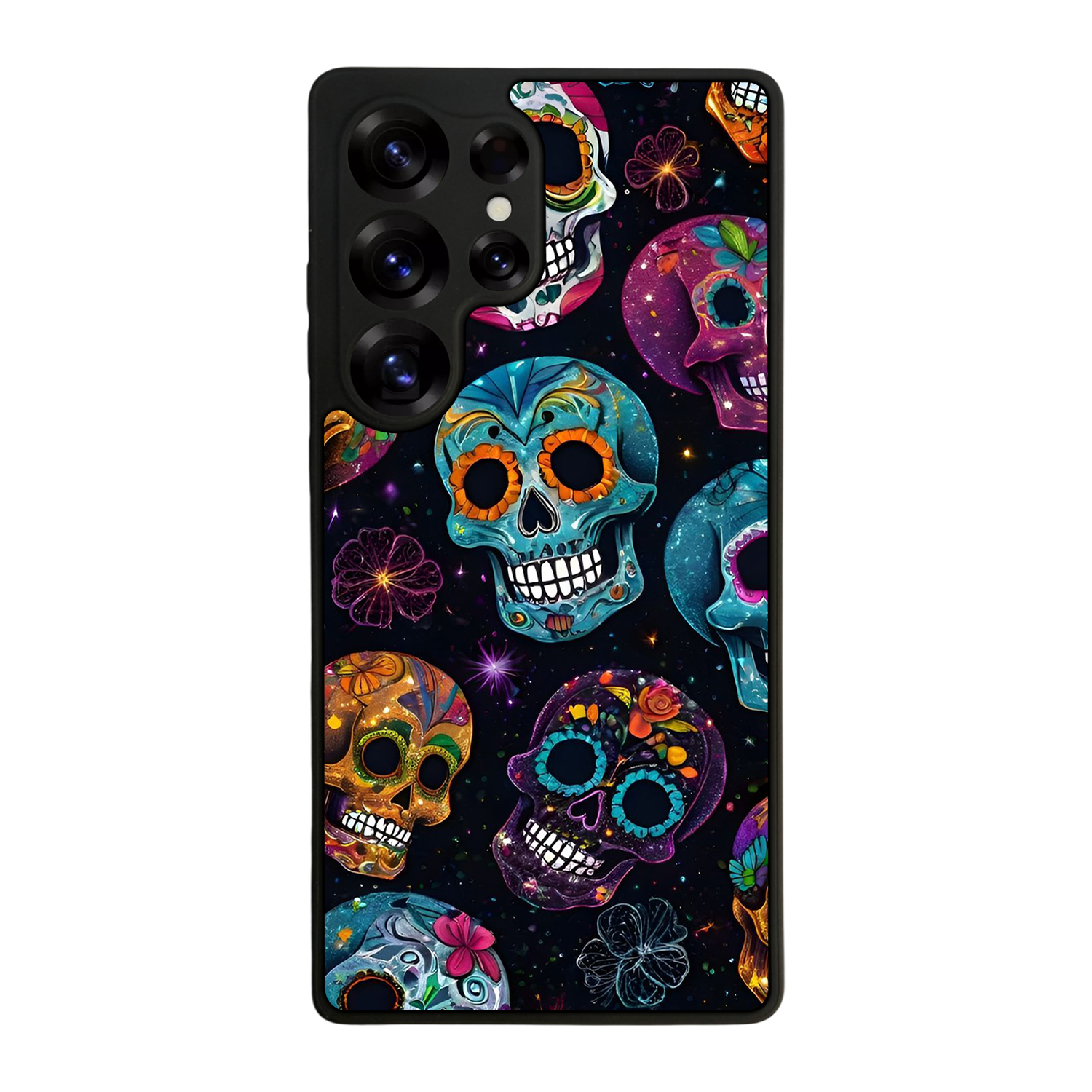 Samsung Galaxy S25 Ultra Uyumlu KuruKafa Tasarımlı Glossy Premium Kılıf