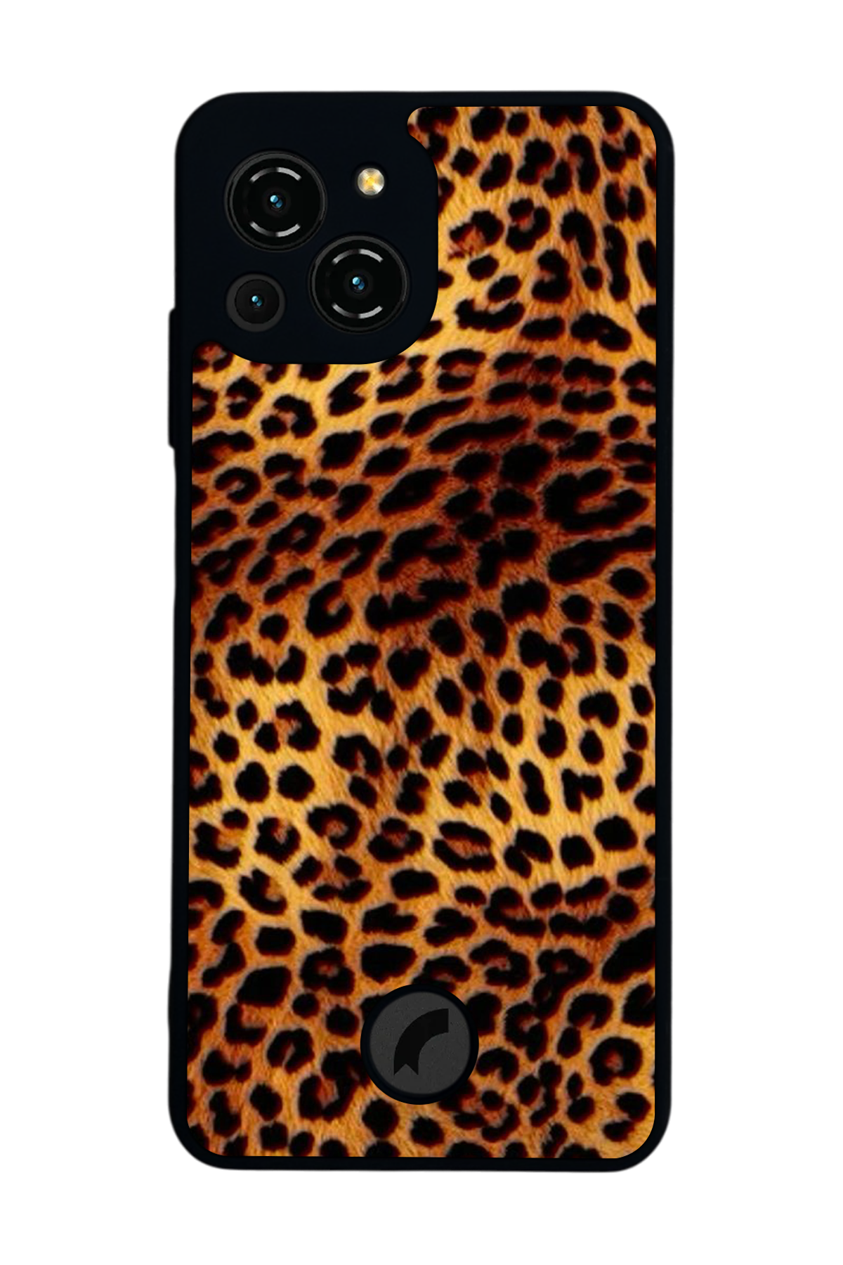 Reeder S23 Pro Max Uyumlu Leopar Tasarımlı Glossy Premium Kılıf