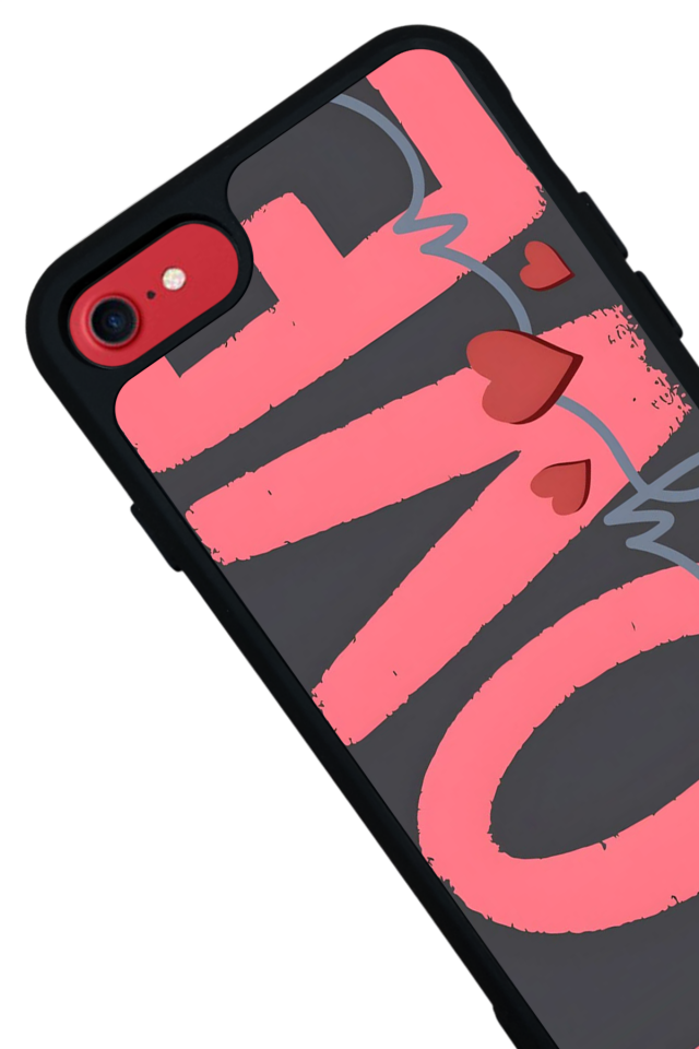 iPhone 8 Uyumlu Love Tasarımlı Glossy Premium Kılıf