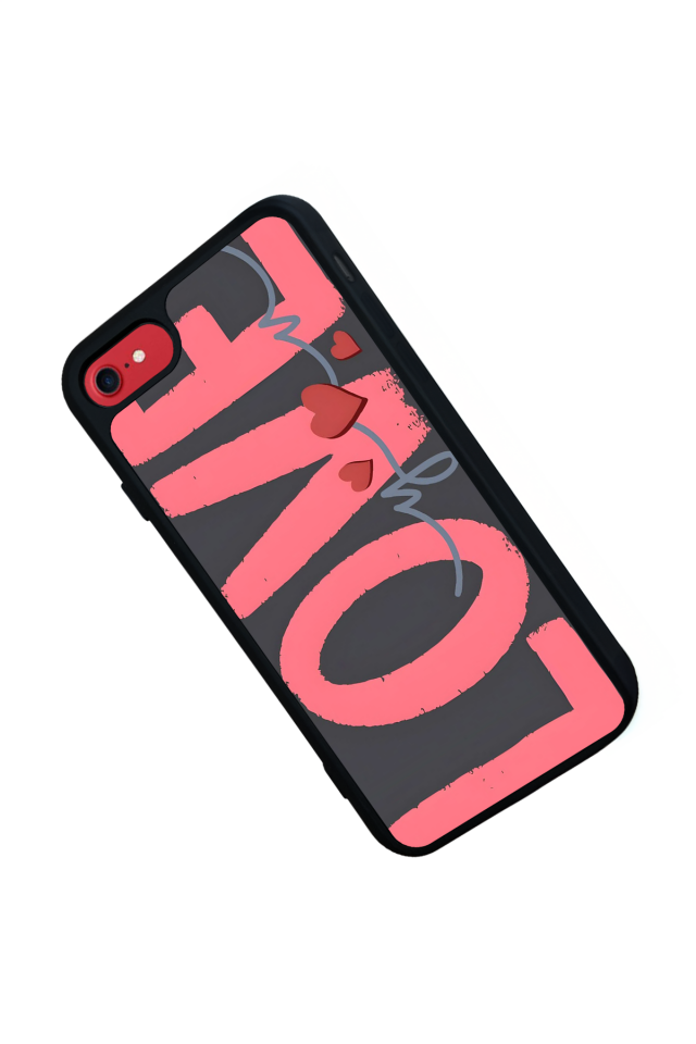 iPhone 8 Uyumlu Love Tasarımlı Glossy Premium Kılıf