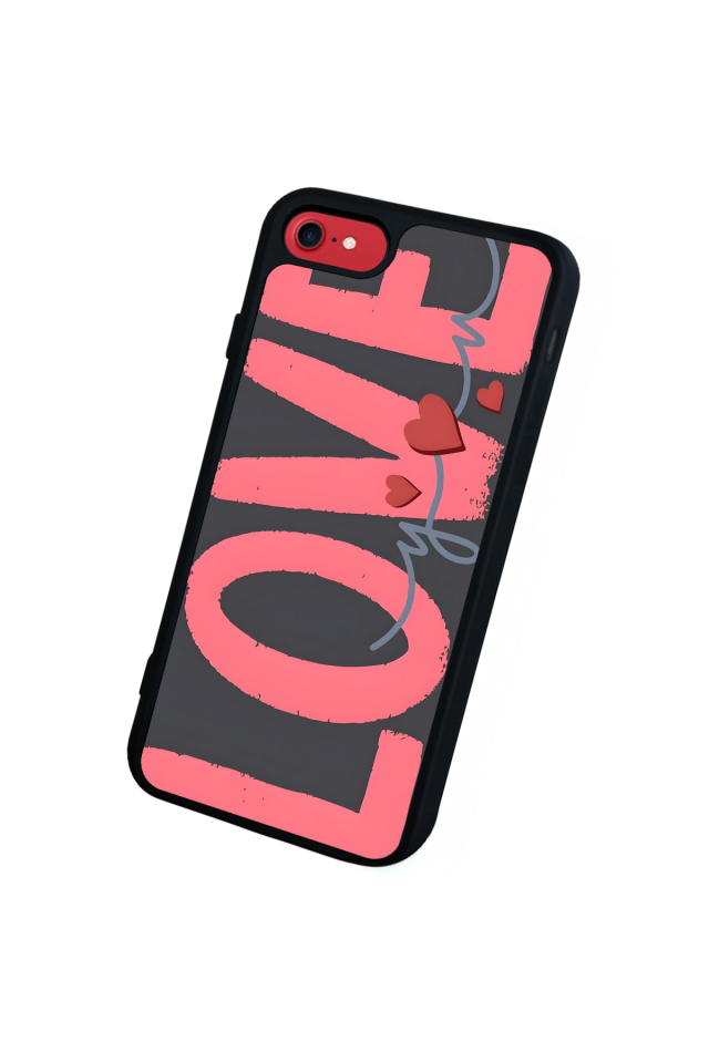 iPhone 8 Uyumlu Love Tasarımlı Glossy Premium Kılıf