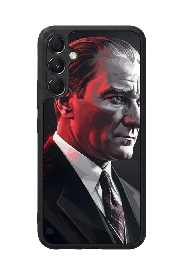 Samsung Galaxy M34 Uyumlu Mustafa Kemal Ataturk Tasarımlı Glossy Premium Kılıf