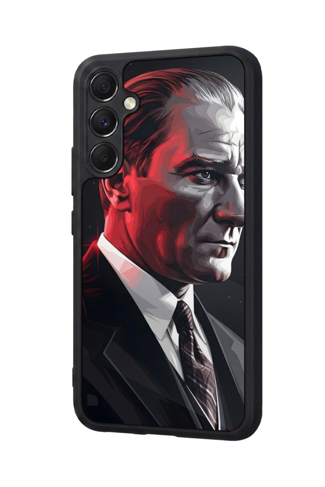 Samsung Galaxy M34 Uyumlu Mustafa Kemal Ataturk Tasarımlı Glossy Premium Kılıf