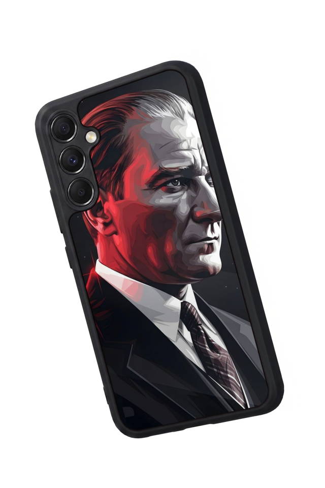 Samsung Galaxy M34 Uyumlu Mustafa Kemal Ataturk Tasarımlı Glossy Premium Kılıf