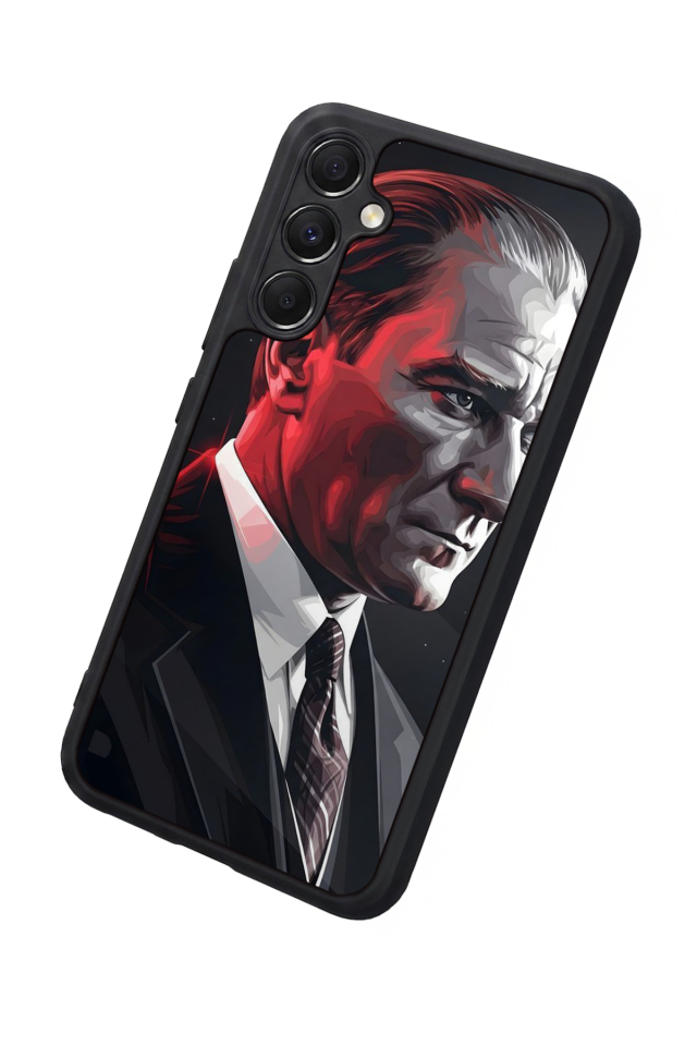 Samsung Galaxy M34 Uyumlu Mustafa Kemal Ataturk Tasarımlı Glossy Premium Kılıf