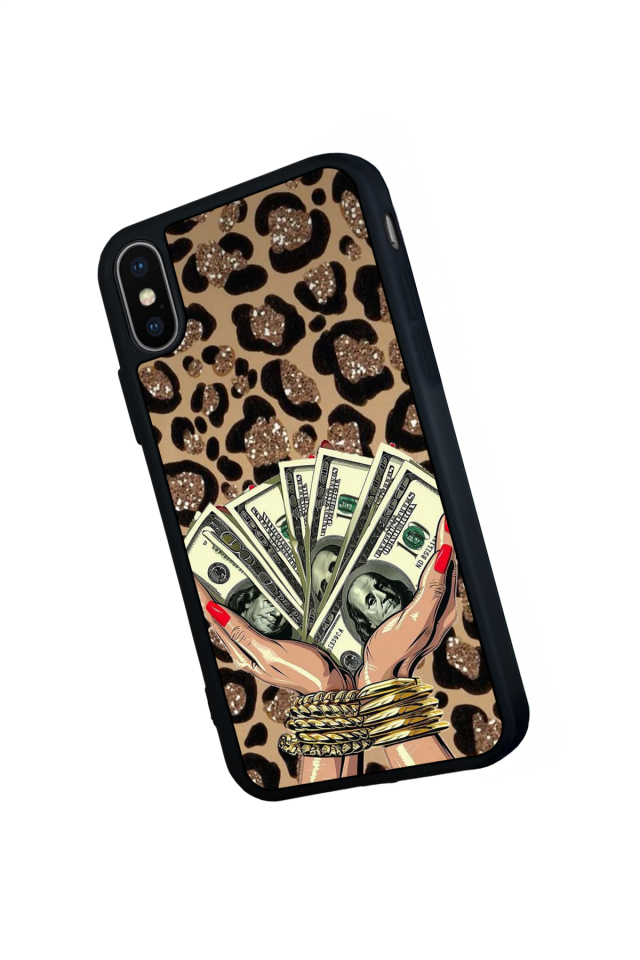 iPhone X/ XS Uyumlu Para Tasarımlı Glossy Premium Kılıf