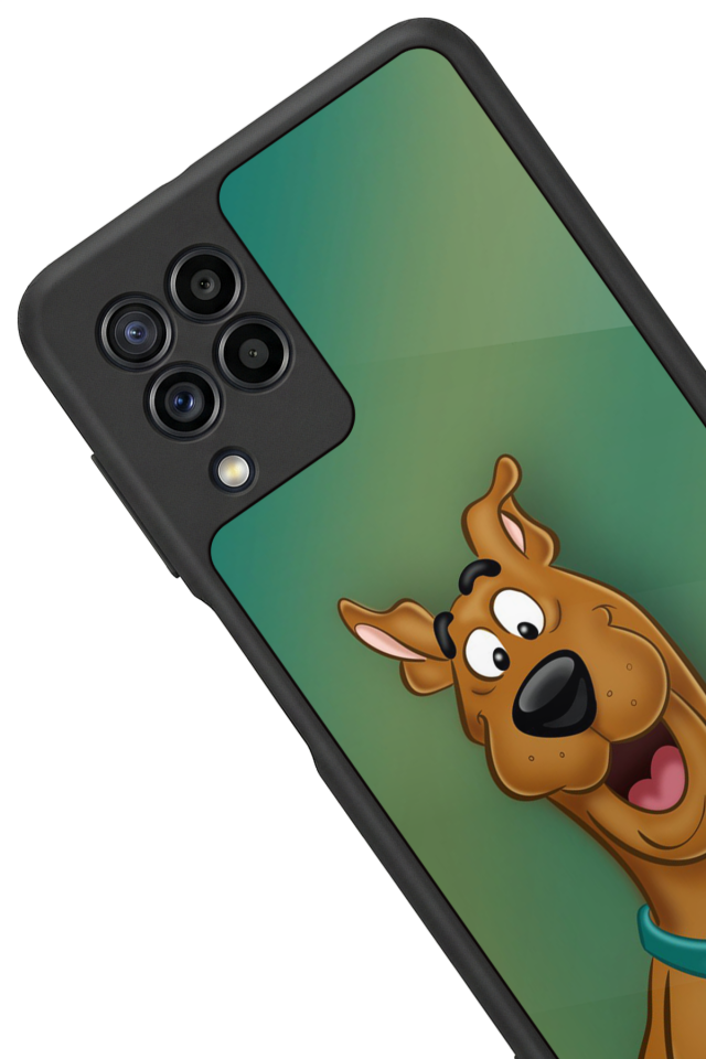 Samsung Galaxy M32 Uyumlu Scooby Doo Tasarımlı Glossy Premium Kılıf