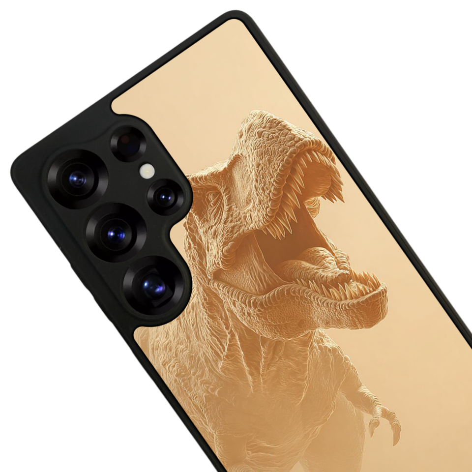 Samsung Galaxy S25 Ultra Uyumlu Dinazor Tasarımlı Glossy Premium Kılıf