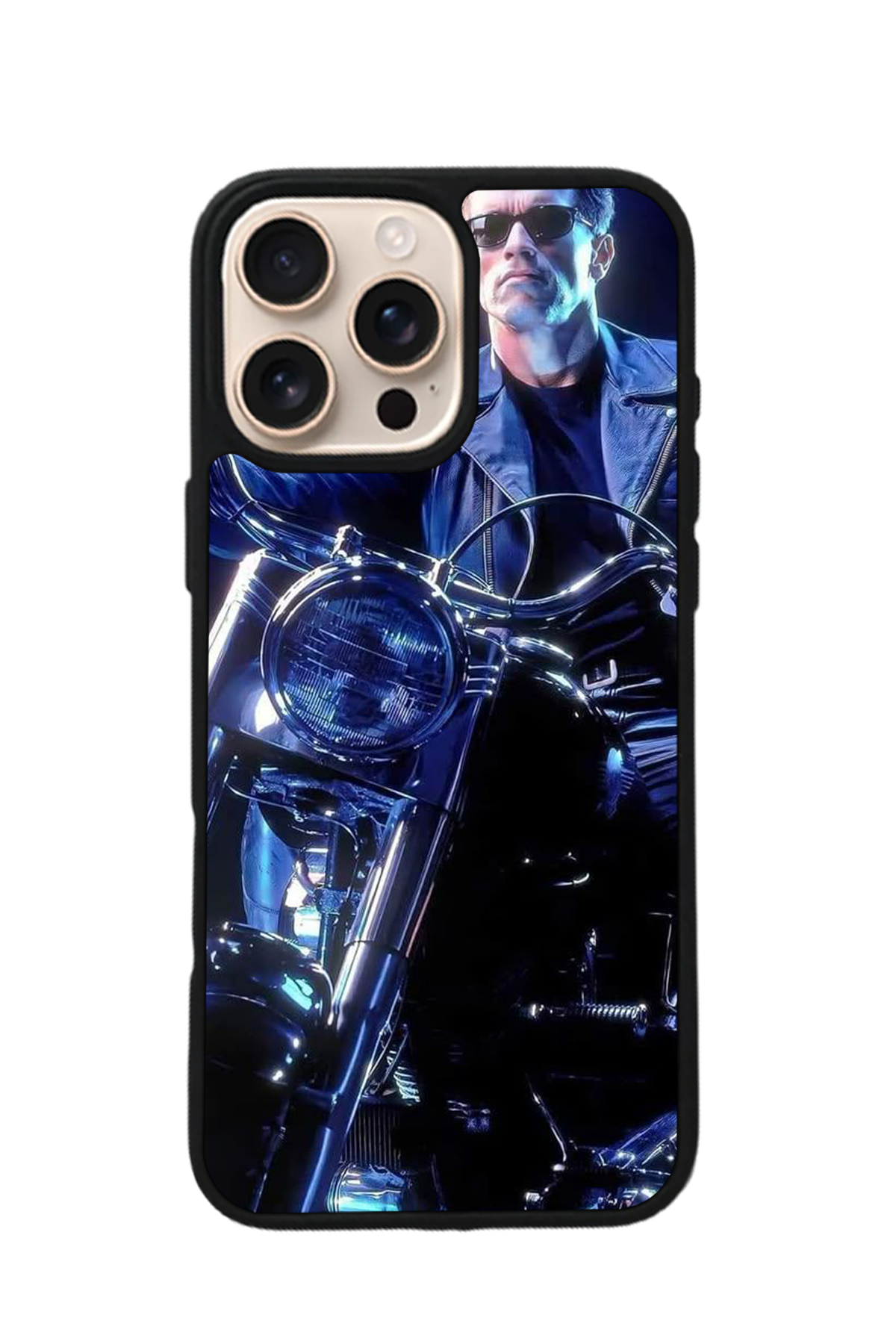 iPhone 15 Pro Uyumlu Terminator Tasarımlı Glossy Premium Kılıf