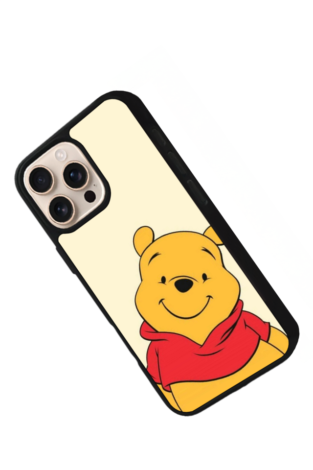 iPhone 15 Pro Max Uyumlu Winnie Tasarımlı Glossy Premium Kılıf