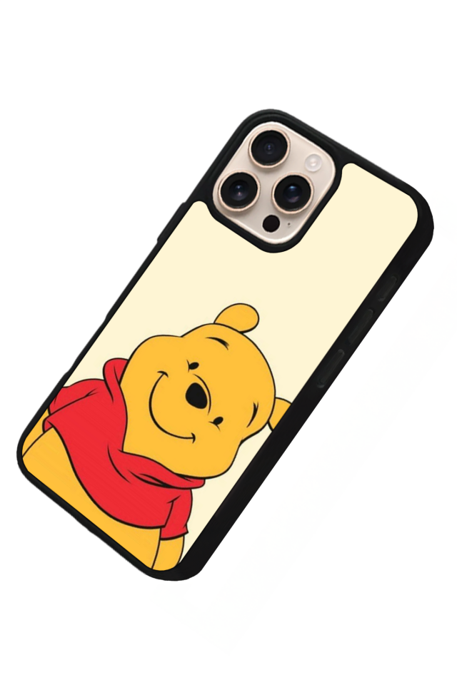 iPhone 15 Pro Max Uyumlu Winnie Tasarımlı Glossy Premium Kılıf