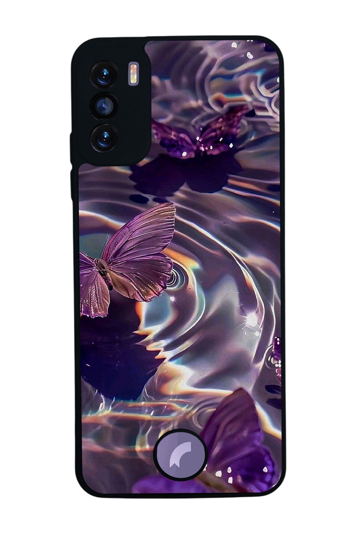 Reeder S19 Max Pro S Uyumlu Kelebek Tasarımlı Glossy Premium Kılıf