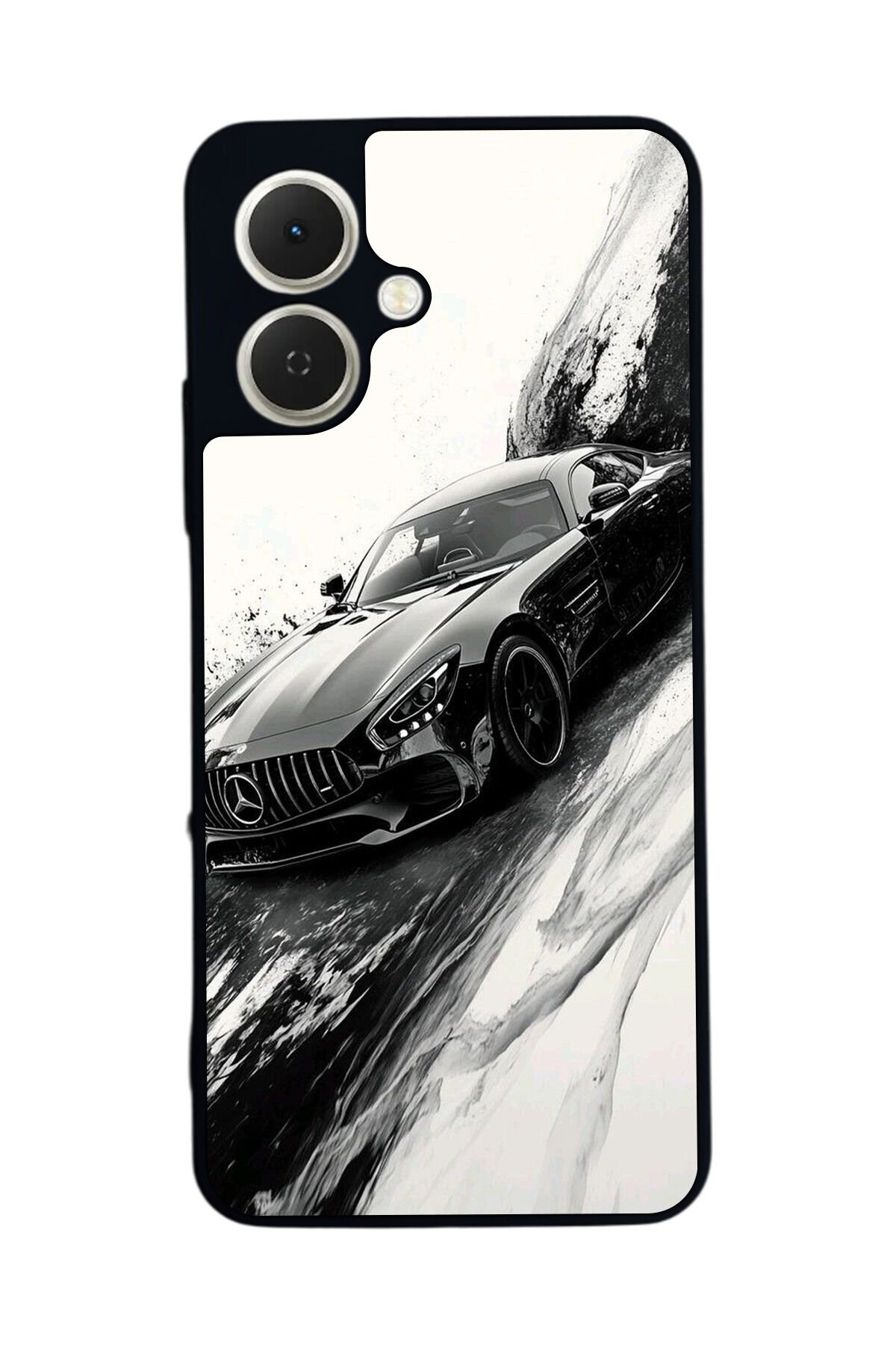 Tecno Spark GO 2 Uyumlu Mercedes Tasarımlı Glossy Premium Kılıf