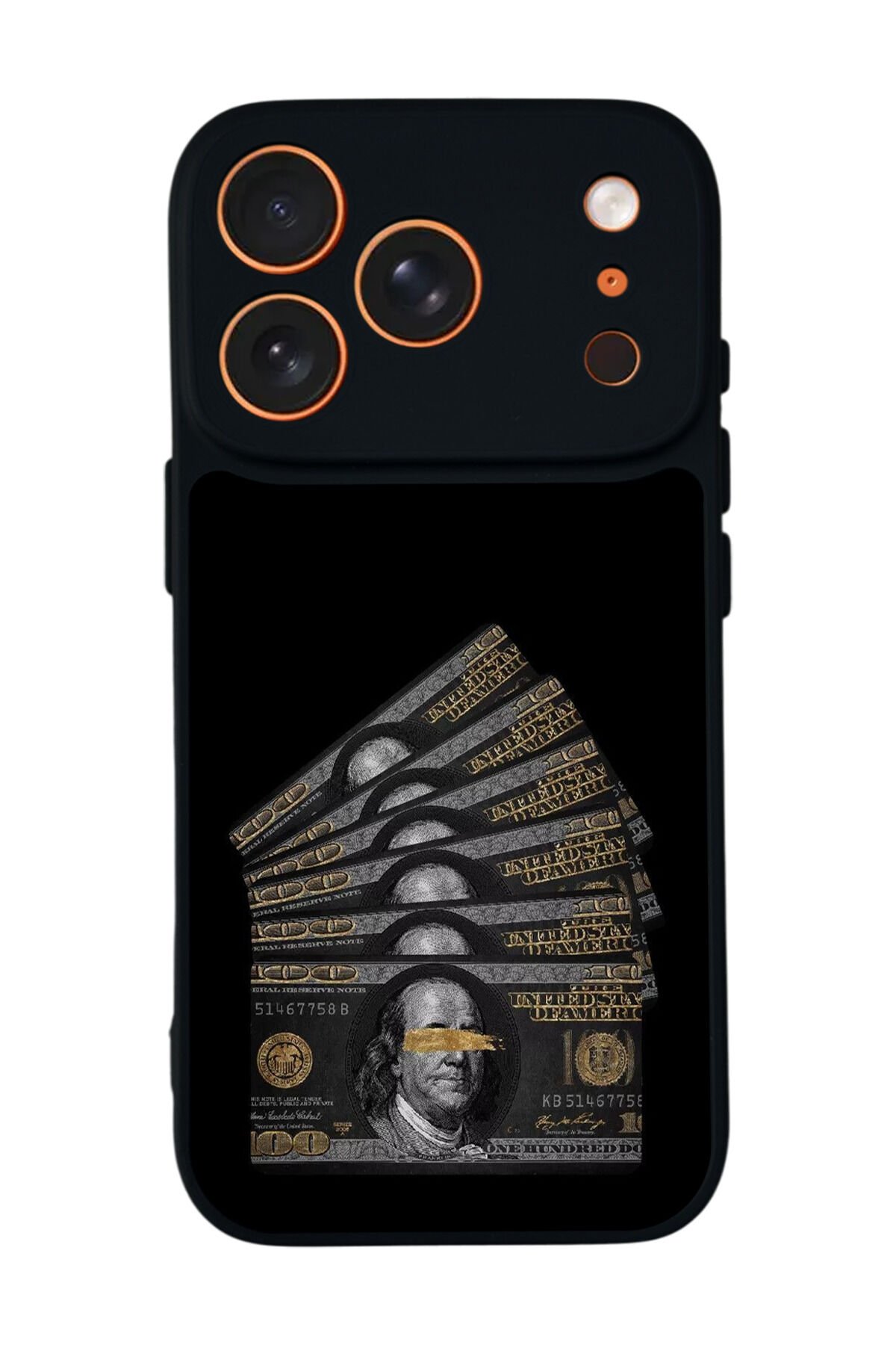 iPhone 17 Pro Max Uyumlu Para Tasarımlı Glossy Premium Kılıf