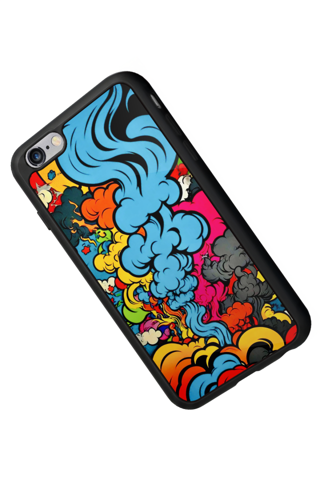 iPhone 6s Plus Uyumlu Abstract Tasarımlı Glossy Premium Kılıf