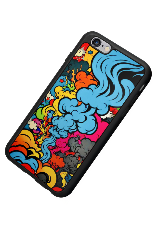 iPhone 6s Plus Uyumlu Abstract Tasarımlı Glossy Premium Kılıf