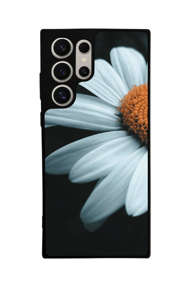 Samsung Galaxy S23 Ultra Uyumlu Cicek Tasarımlı Glossy Premium Kılıf