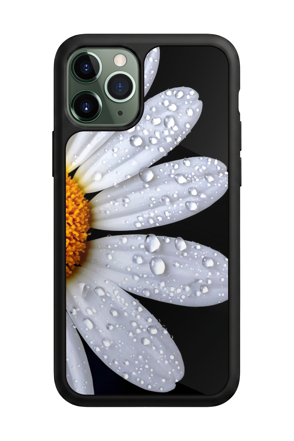 iPhone 11 Pro Uyumlu Cicek Tasarımlı Glossy Premium Kılıf