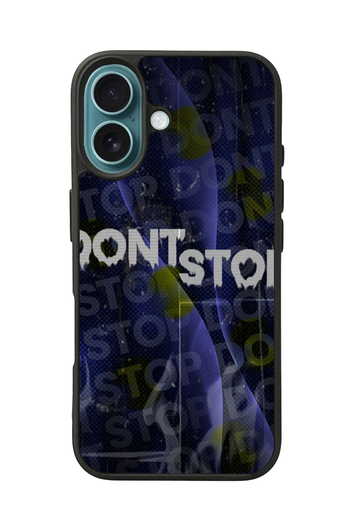 iPhone 16 Uyumlu Dont Stop Tasarımlı Glossy Premium Kılıf