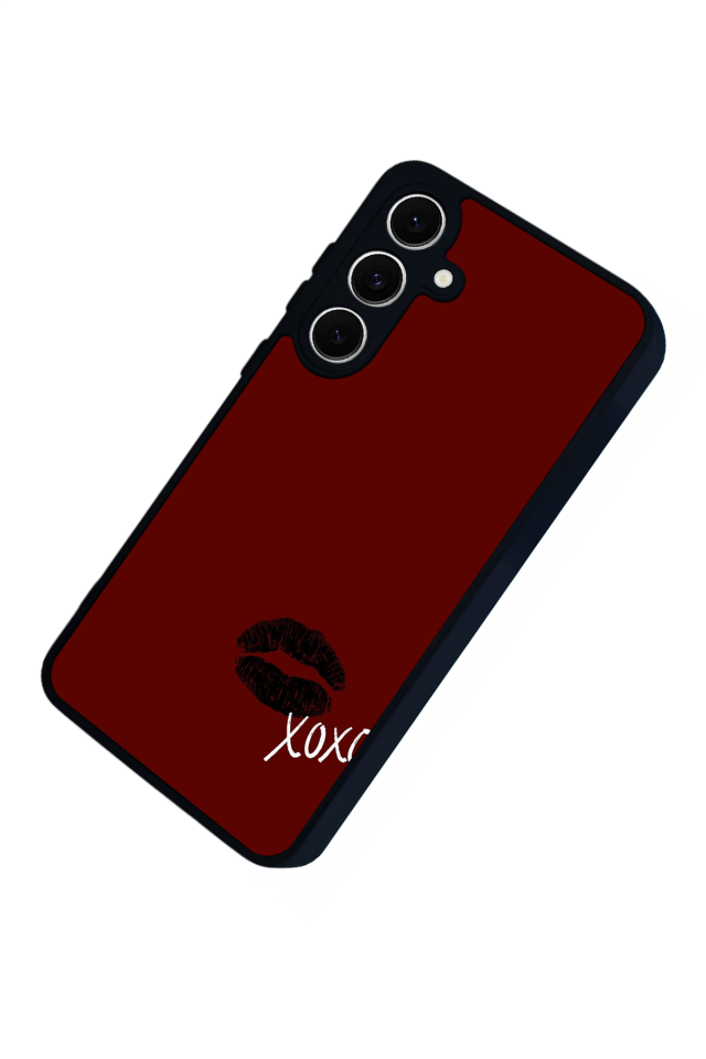 Samsung Galaxy S24 FE Uyumlu Kalp Love Tasarımlı Glossy Premium Kılıf