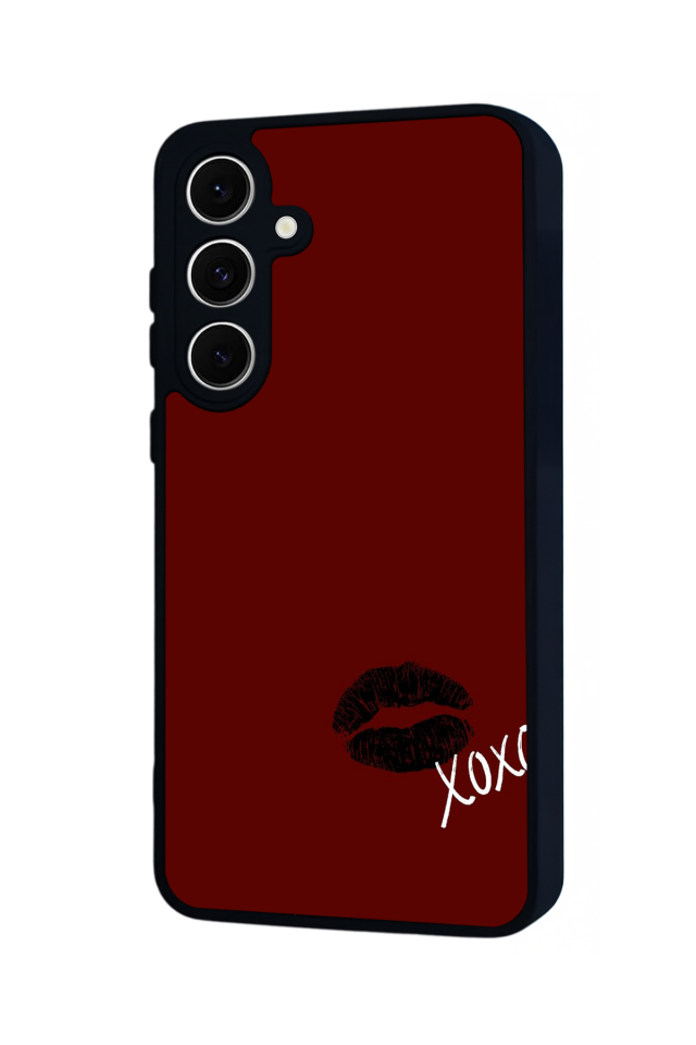 Samsung Galaxy S24 FE Uyumlu Kalp Love Tasarımlı Glossy Premium Kılıf