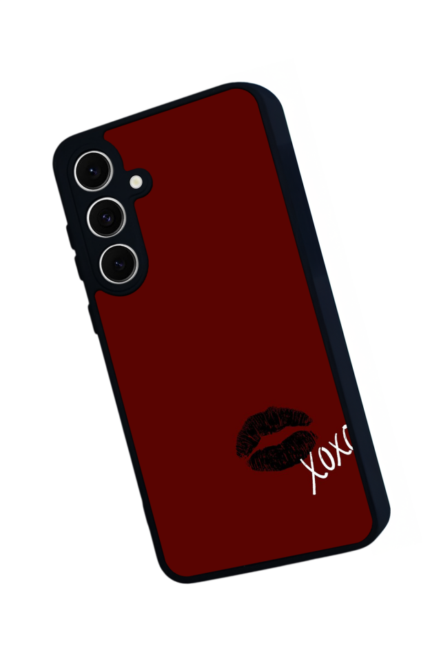 Samsung Galaxy S24 FE Uyumlu Kalp Love Tasarımlı Glossy Premium Kılıf