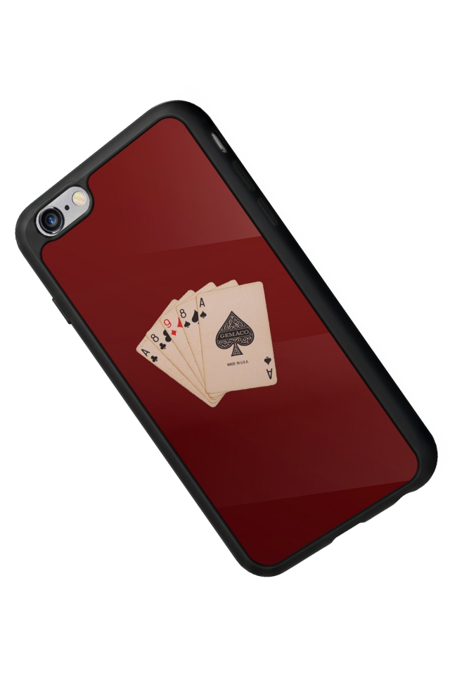 iPhone 6 Plus Uyumlu Kirmizi Tasarımlı Glossy Premium Kılıf