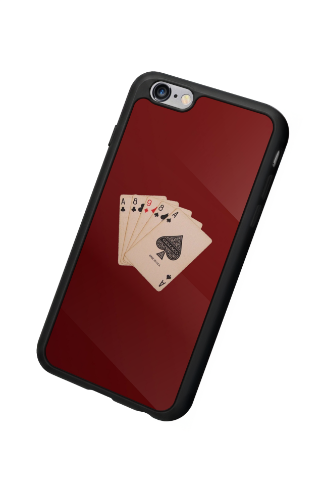iPhone 6 Plus Uyumlu Kirmizi Tasarımlı Glossy Premium Kılıf