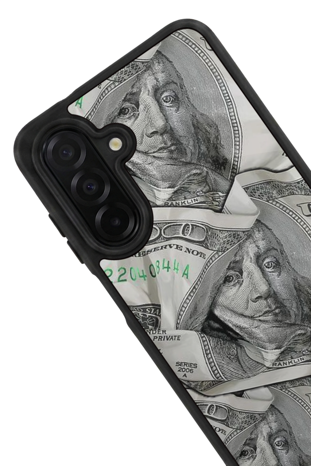 Samsung Galaxy A56 Uyumlu Money Para Tasarımlı Glossy Premium Kılıf
