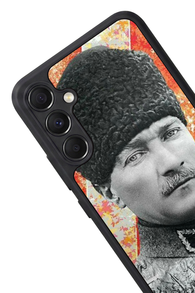 Samsung Galaxy M34 Uyumlu Mustafa Kemal Ataturk Tasarımlı Glossy Premium Kılıf