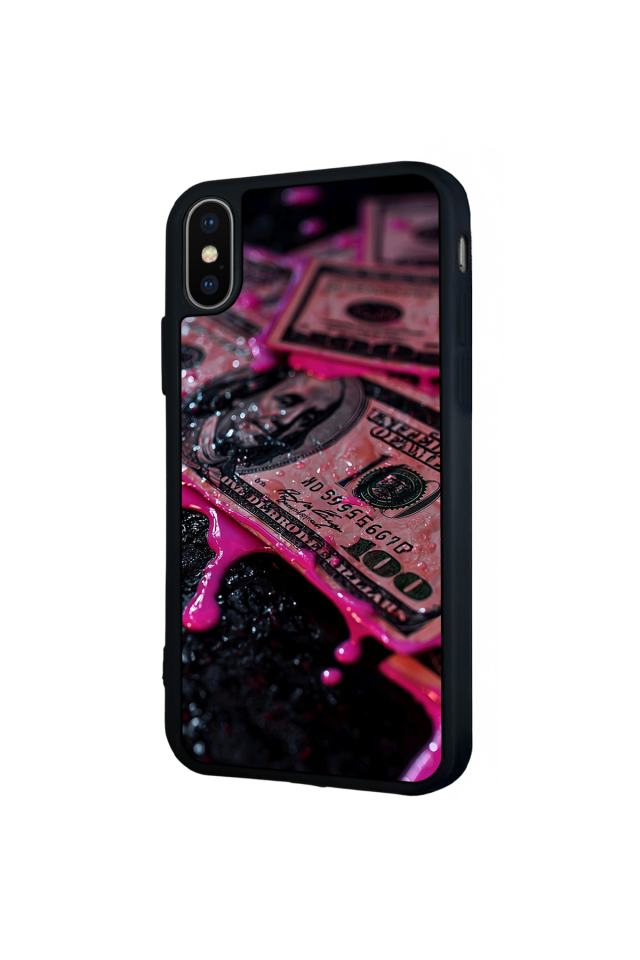 iPhone X/ XS Uyumlu Para Tasarımlı Glossy Premium Kılıf