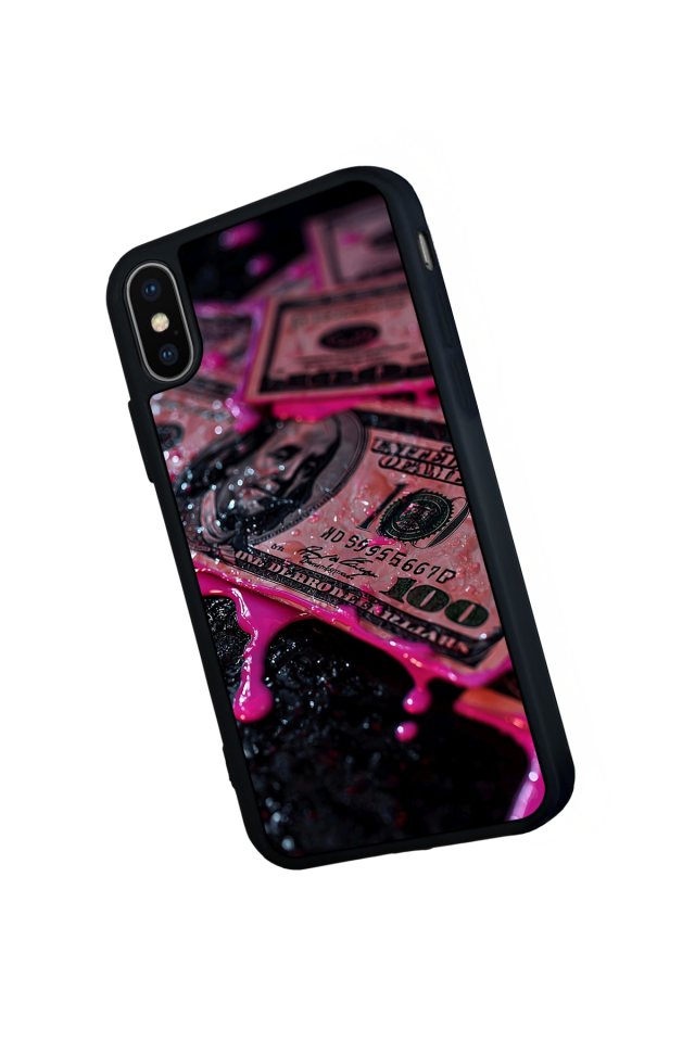iPhone X/ XS Uyumlu Para Tasarımlı Glossy Premium Kılıf
