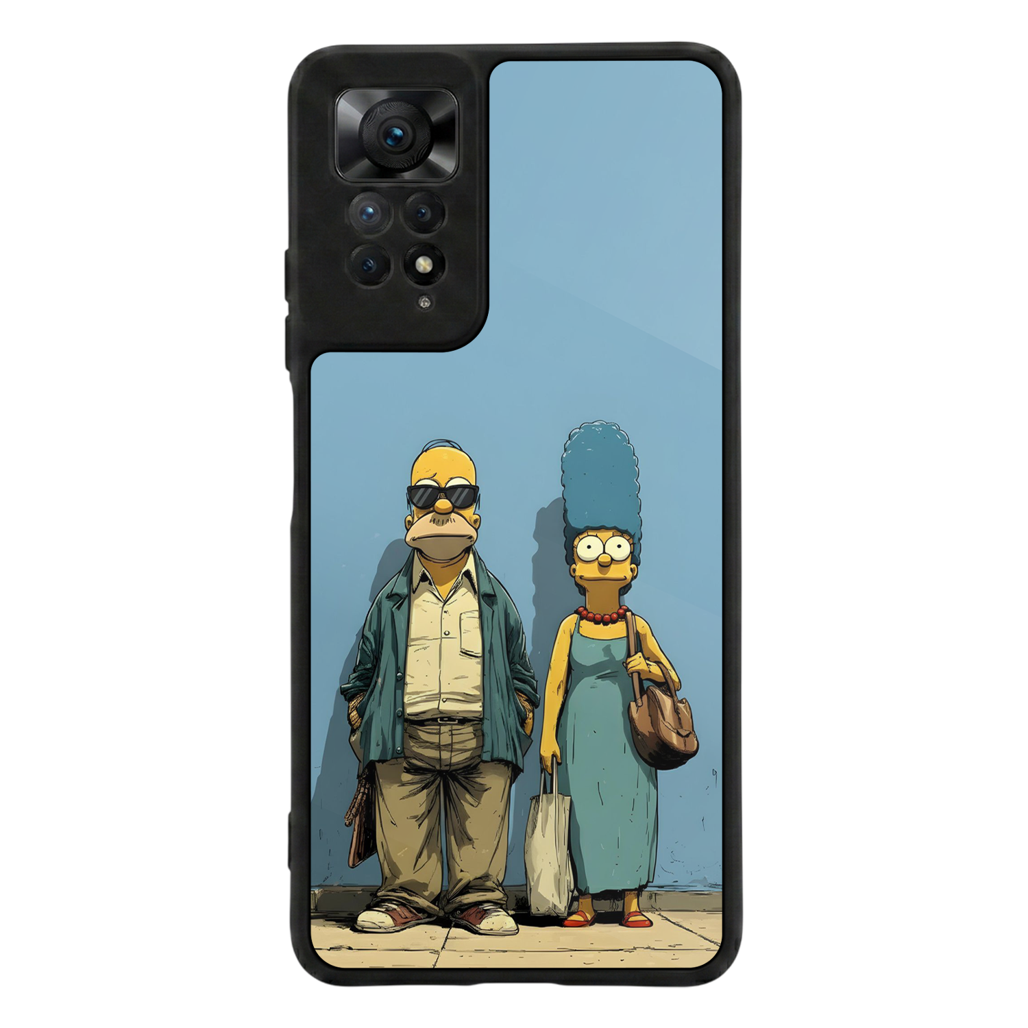 Xiaomi Redmi Note 11 Pro Uyumlu The Simpsons Tasarımlı Glossy Premium Kılıf