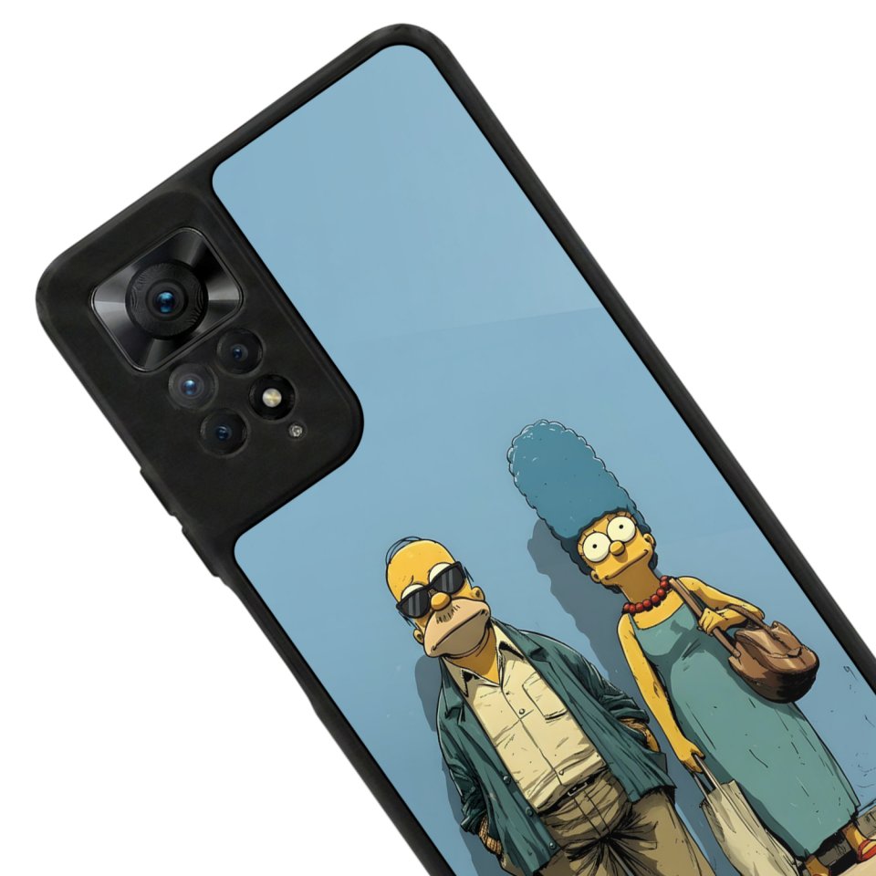 Xiaomi Redmi Note 11 Pro Uyumlu The Simpsons Tasarımlı Glossy Premium Kılıf