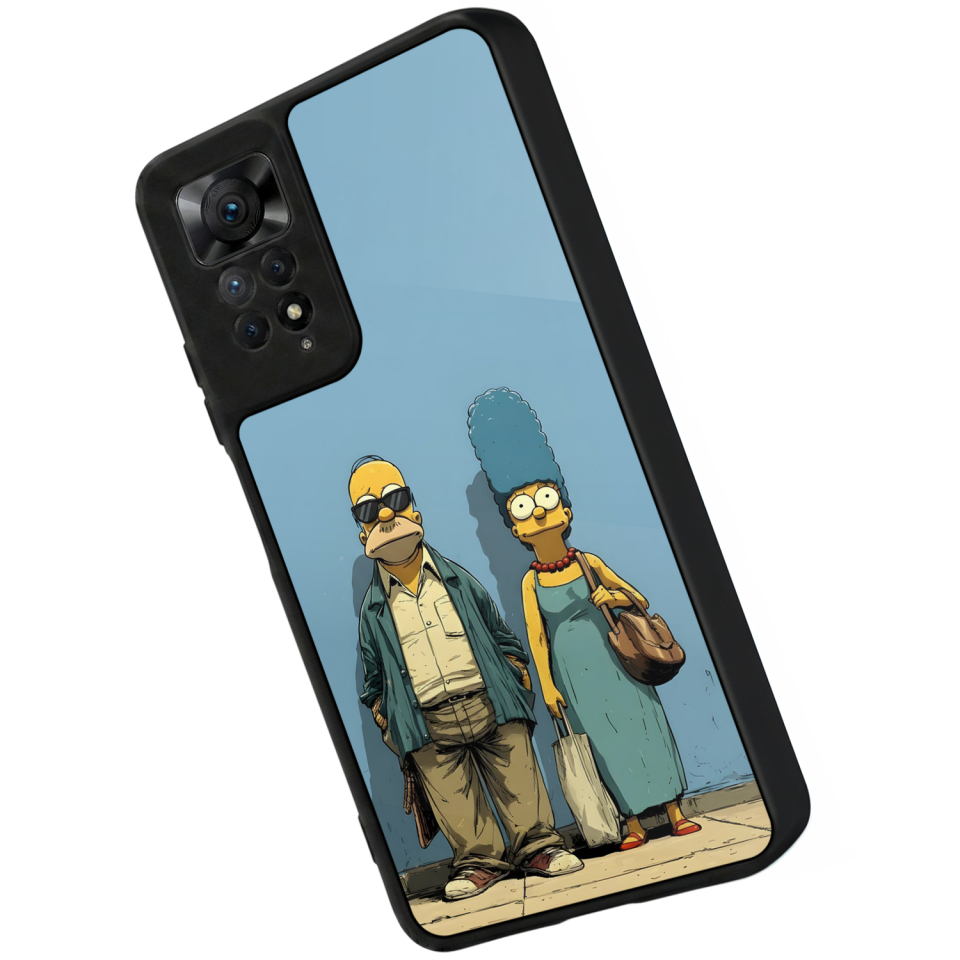 Xiaomi Redmi Note 11 Pro Uyumlu The Simpsons Tasarımlı Glossy Premium Kılıf