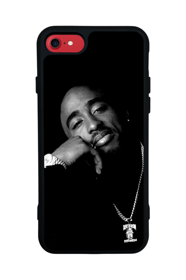 iPhone SE Uyumlu Tupac Tasarımlı Glossy Premium Kılıf