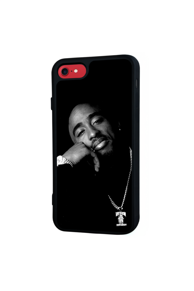 iPhone SE Uyumlu Tupac Tasarımlı Glossy Premium Kılıf