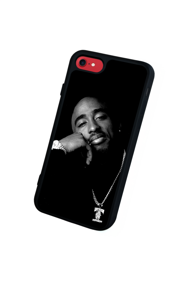 iPhone SE Uyumlu Tupac Tasarımlı Glossy Premium Kılıf