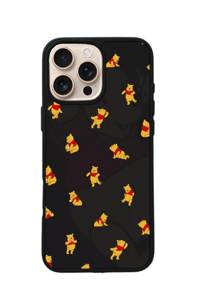 iPhone 15 Pro Max Uyumlu Winnie Tasarımlı Glossy Premium Kılıf