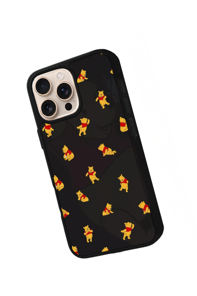 iPhone 15 Pro Max Uyumlu Winnie Tasarımlı Glossy Premium Kılıf