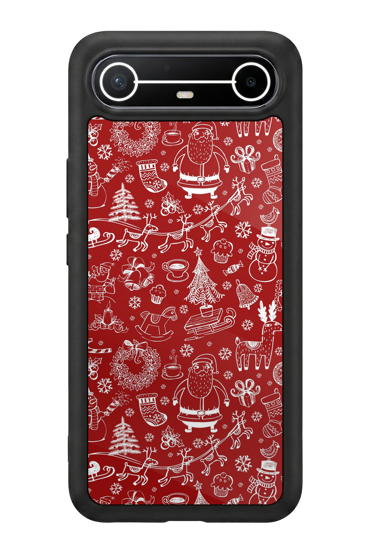 Tecno Spark Slim 5G Uyumlu Yilbasi Christmas Tasarımlı Glossy Premium Kılıf