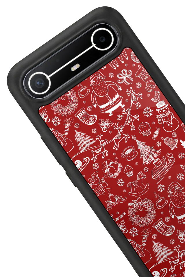 Tecno Spark Slim 5G Uyumlu Yilbasi Christmas Tasarımlı Glossy Premium Kılıf