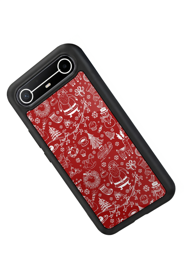 Tecno Spark Slim 5G Uyumlu Yilbasi Christmas Tasarımlı Glossy Premium Kılıf