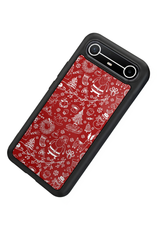 Tecno Spark Slim 5G Uyumlu Yilbasi Christmas Tasarımlı Glossy Premium Kılıf