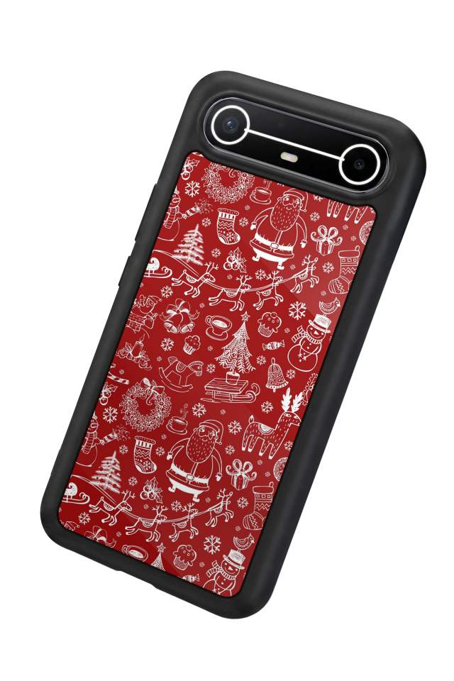 Tecno Spark Slim 5G Uyumlu Yilbasi Christmas Tasarımlı Glossy Premium Kılıf