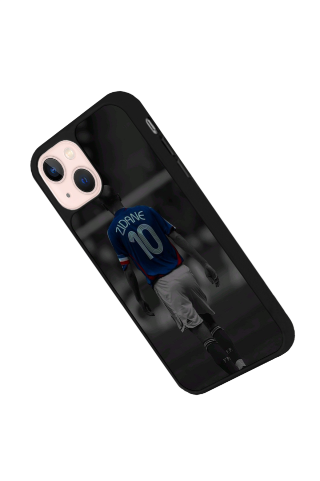 iPhone 15 Uyumlu Zidane Tasarımlı Glossy Premium Kılıf