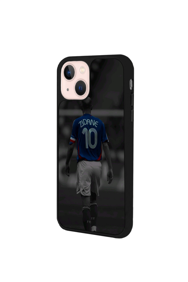 iPhone 15 Uyumlu Zidane Tasarımlı Glossy Premium Kılıf